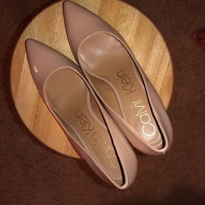 Calvin Klein Nude Heels